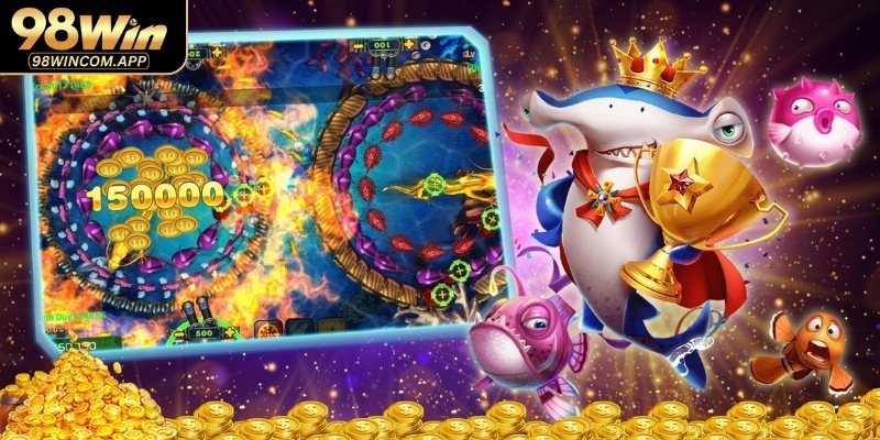 Giao diện bắn cá H5 tại 98WIN thân thiện, dễ thao tác